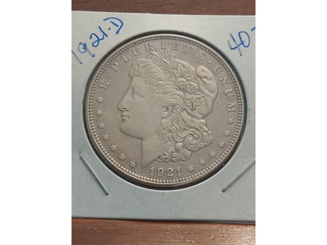 1921D MORGAN DOLLAR UNC