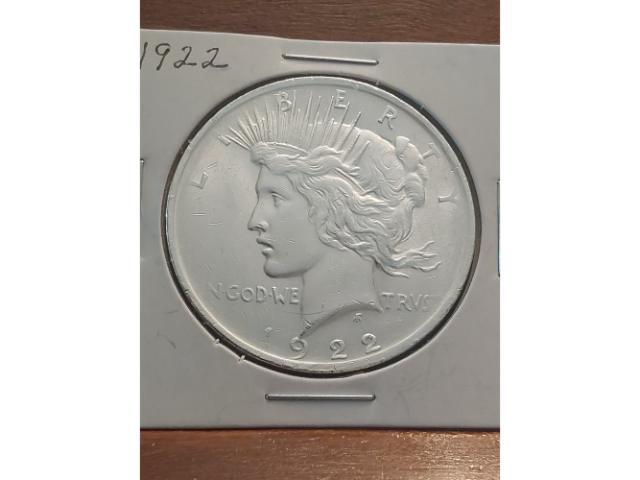 1922 PEACE DOLLAR BU