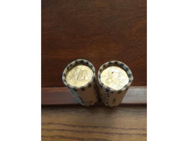 ROLLS OF 2005P AND 2005D SACAGAWEA DOLLARS