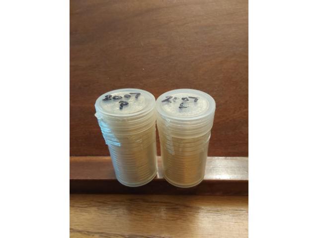 ROLLS OF 2007P AND 2007D SACAGAWEA DOLLARS BU