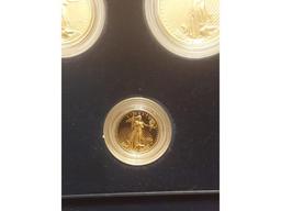 1994 U.S. GOLD EAGLE 4-COIN SET IN BOX PF