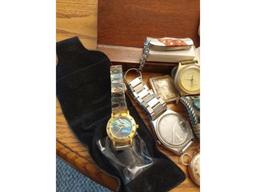 LOT OF WATCHES AND KNIVES