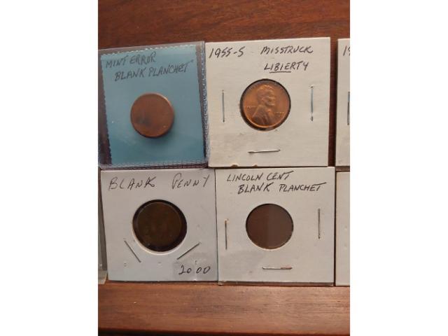 BLANK PENNIES AND OTHER ERRORS