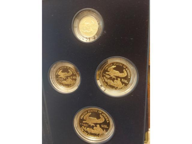 1996 U.S. GOLD EAGLE 4-COIN SET IN HOLDER PF