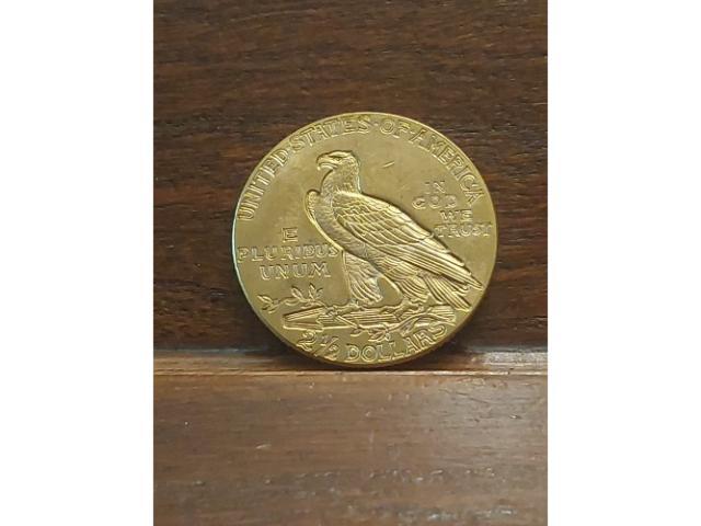 1927 $2.50 INDIAN HEAD GOLD PIECE UNC