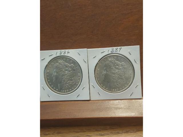 1886,1889 MORGAN DOLLARS BU