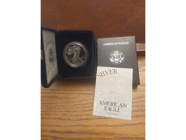 1994 SILVER EAGLE IN BOX PF