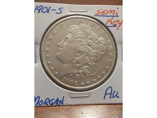 1901S MORGAN DOLLAR AU