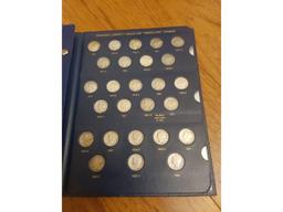 COMPLETE MERCURY DIME SET G-BU 16D VG+