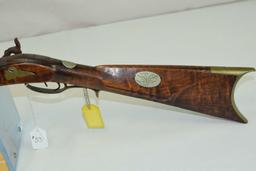 Nathan Jarvis  Full stock percussiuon muzzleloader  Cal Aprox. .38  36”/.95” Oct. Barrel  Harrison C