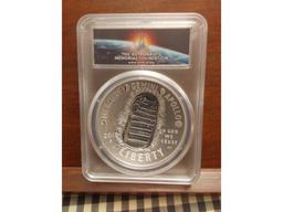 2019 APPOLLO II 50TH. ANNIVERSARY 5-OZ. SILVER ROUND PCGS PR69 DCAM