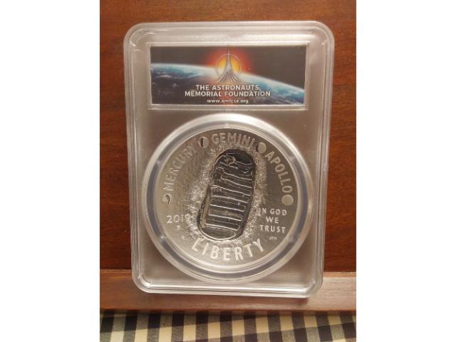 2019 APPOLLO II 50TH. ANNIVERSARY 5-OZ. SILVER ROUND PCGS PR69 DCAM