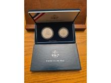 1995 CIVIL WAR 2-COIN SET IN HOLDER PF