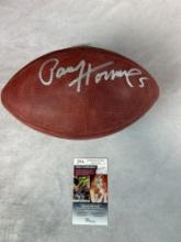 Paul Hornung signed full size football, JSA w/case