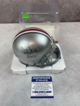 Archie Griffin signed Ohio State mini helmet w/Heisman inscriptions, Archie hologram