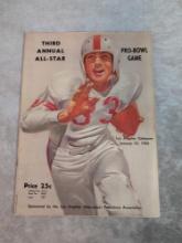 1953 Pro Bowl Game Program - Jan. 10, 1953 - Graham, Layne, Groza & Others