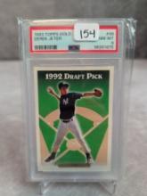 Derek Jeter 1993 Topps Gold #98 PSA 8 Rookie Card