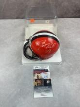 Joe Thomas signed Cleveland Browns mini helmet, JSA