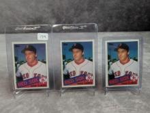 3-1985 Topps Roger Clemens Rookie Cards