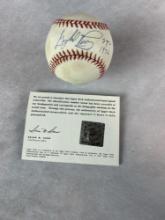 Gaylord Perry signed Cy Young MLB baseball, dated, Upper Deck Authenticated cert