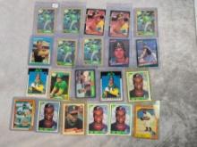 8- Card Mark McGwire Rookie Card Lot, 6- Card Jose Canseco Rookie Card Lot & 7- Card Frank Thomas Ro