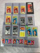 1970 Topps basketball All-Star leaders & checklist & photo album cards, total 16, many stars