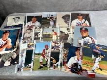 47 signed Cleveland Indians 8x10s, no duplicates, some color, some vintage