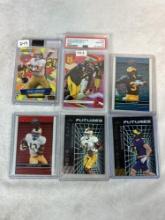 Notre Dame & Michigan (6) card lot w/ PSA 10  Riley Leonard, Love, Estime