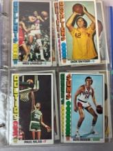 1976-77 Topps Basketball Near Complete Set
