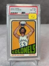 1972 Topps basketball Artis Gilmore (Rookie) PSA NM-MT 8