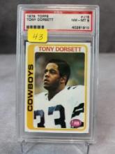 1978 Topps Tony Dorsett (Rookie) PSA- MT 8