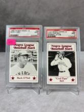 1986 Fritsch Negro  League, Cool Papa Bell & Buck O'Neil both PSA mint 9