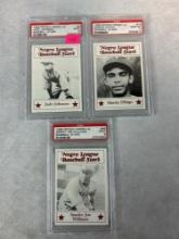 1986 Fritsch Negro League: Judy Johnson & Smokey Joe Williams, PSA mint 9/ Dihigo PSA 10