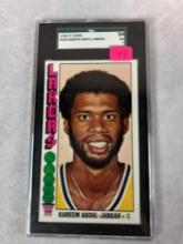 1976-1977 Topps Kareem Abdul -Jabbar, SGC NM 84