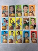 (15) 1970-71 Topps Basketball Minor Stars & Commons - Clean