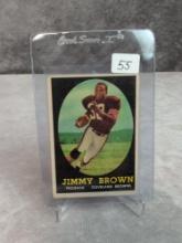 1958 Topps Jim Brown Rookie #62
