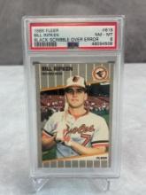 Billy Ripken 1989 Fleer #616 PSA 8 Black Scribble Variation