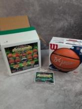 Bob McAdoo autographed Full-Size NBA Basketball HOF