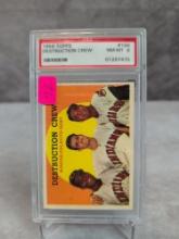 1959 Topps Destruction Crew: Colavito, Doby, Minoso- PSA NM-MT 8