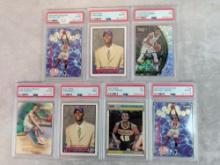 7-Card Graded Basketball Lot