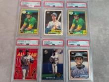 6- Card Graded Baseball Lot