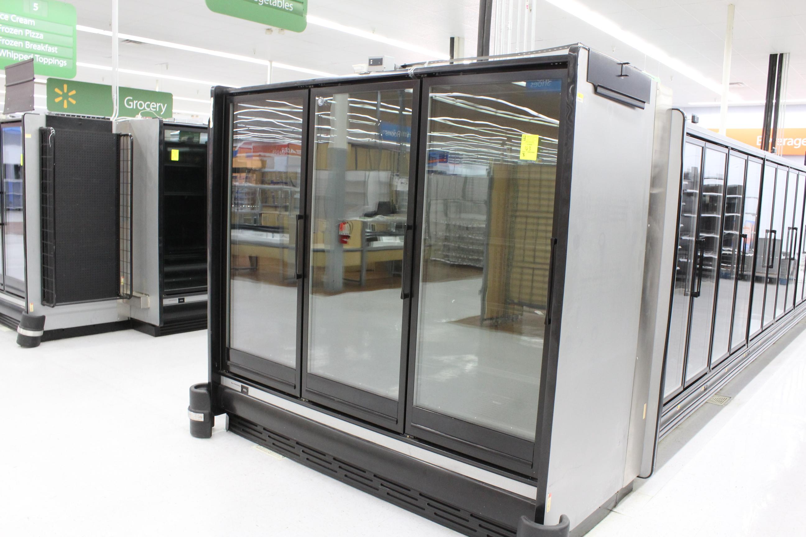 Hill Phoenix Frozen Food Case. Remote cooled, 208-240 volt defrost. Year 2012. - Model #  ONRZH3 - S