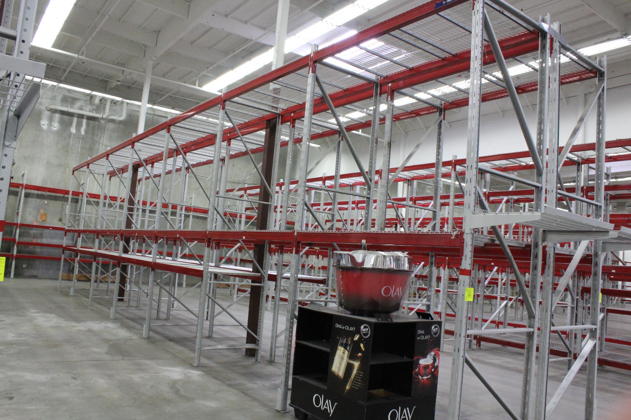 Pallet Racking. 44"x14' uprights, 90" beams.