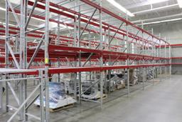 Pallet Racking. 44"x14' uprights, 90"beams.