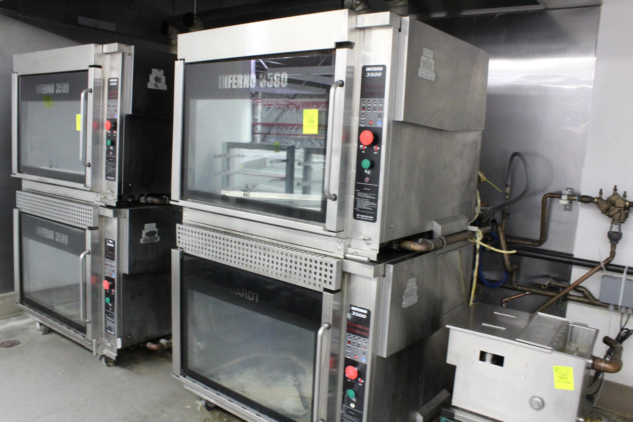 Hardt Double Stack Rotisserie. Natural gas. - Model # INFERNO 3500