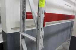 Tire Racking. 144x18" uprights. 102" and 144" beams.
