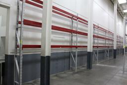 Tire Racking. 144x18" uprights. 102" and 144" beams.