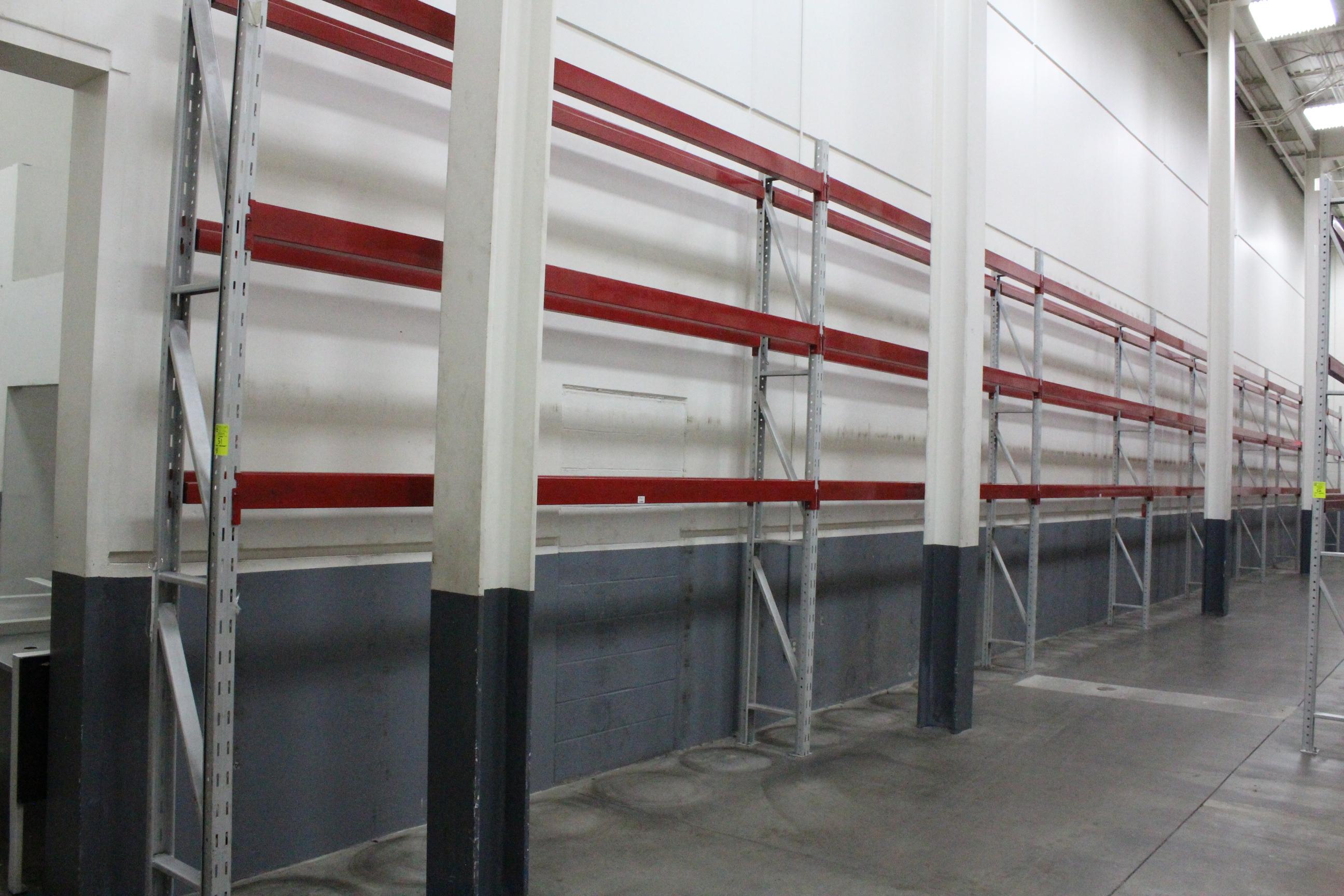 Tire Racking. 144x18" uprights. 102" and 144" beams.