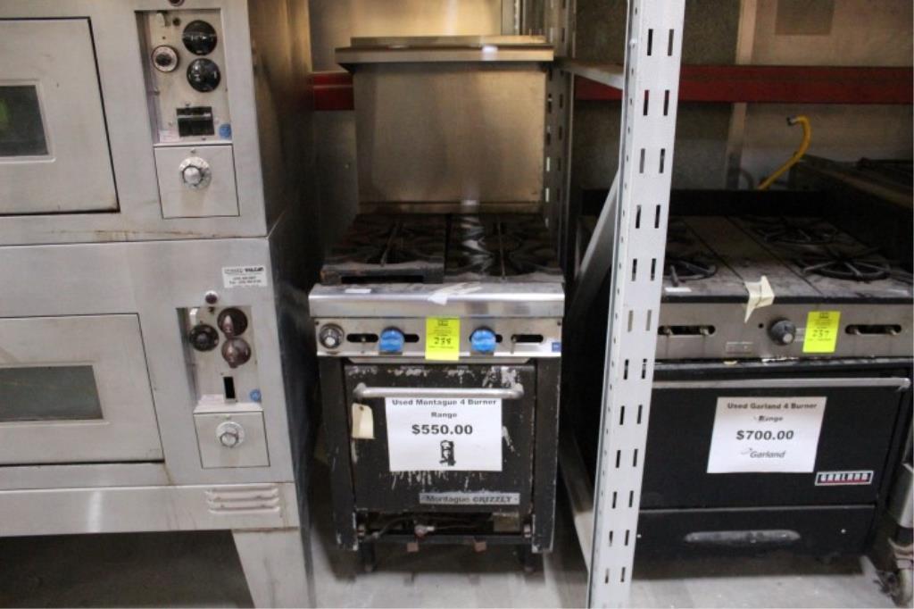 Montague Grizzly Oven And 4 Burner Range