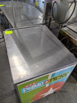 3ft stainless sample cart